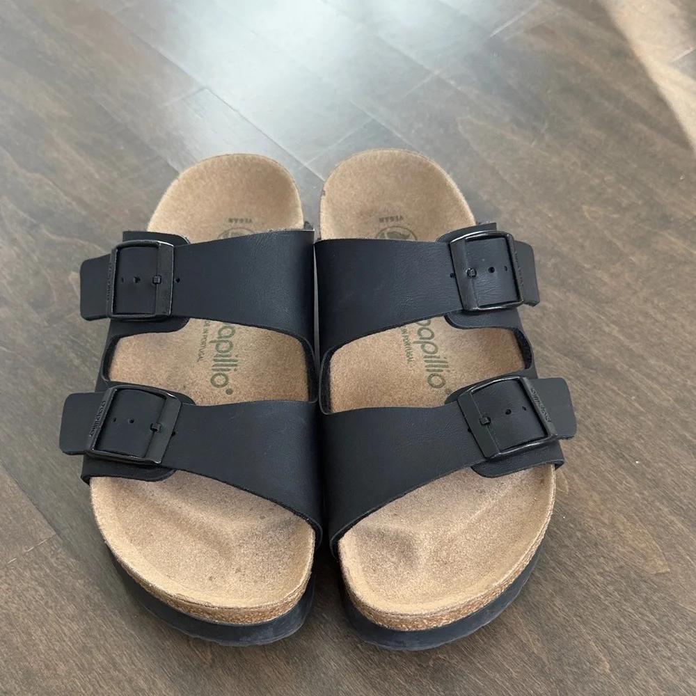 Birkenstock Papillio Women’s Black Platform Sandals size 36 - Picture 4 of 9